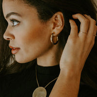 Thick Gold Hoops